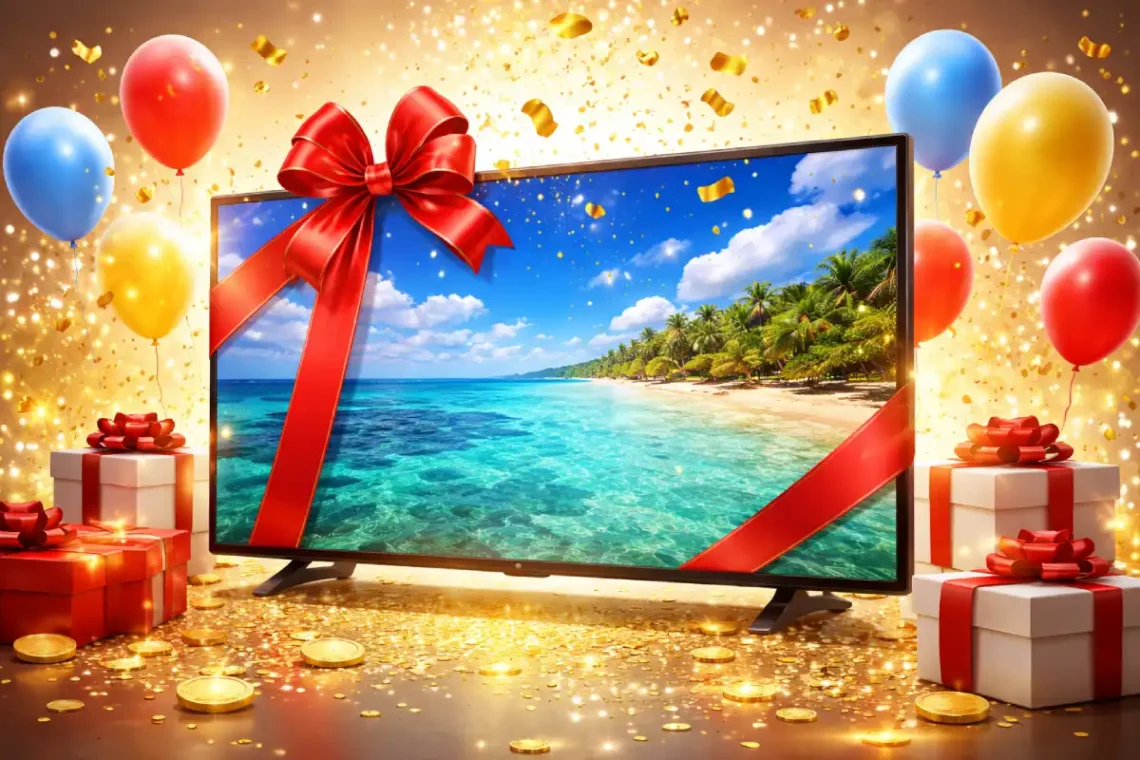 اشترك في مسابقة تلفاز واربح شاشة ذكية مجاناً