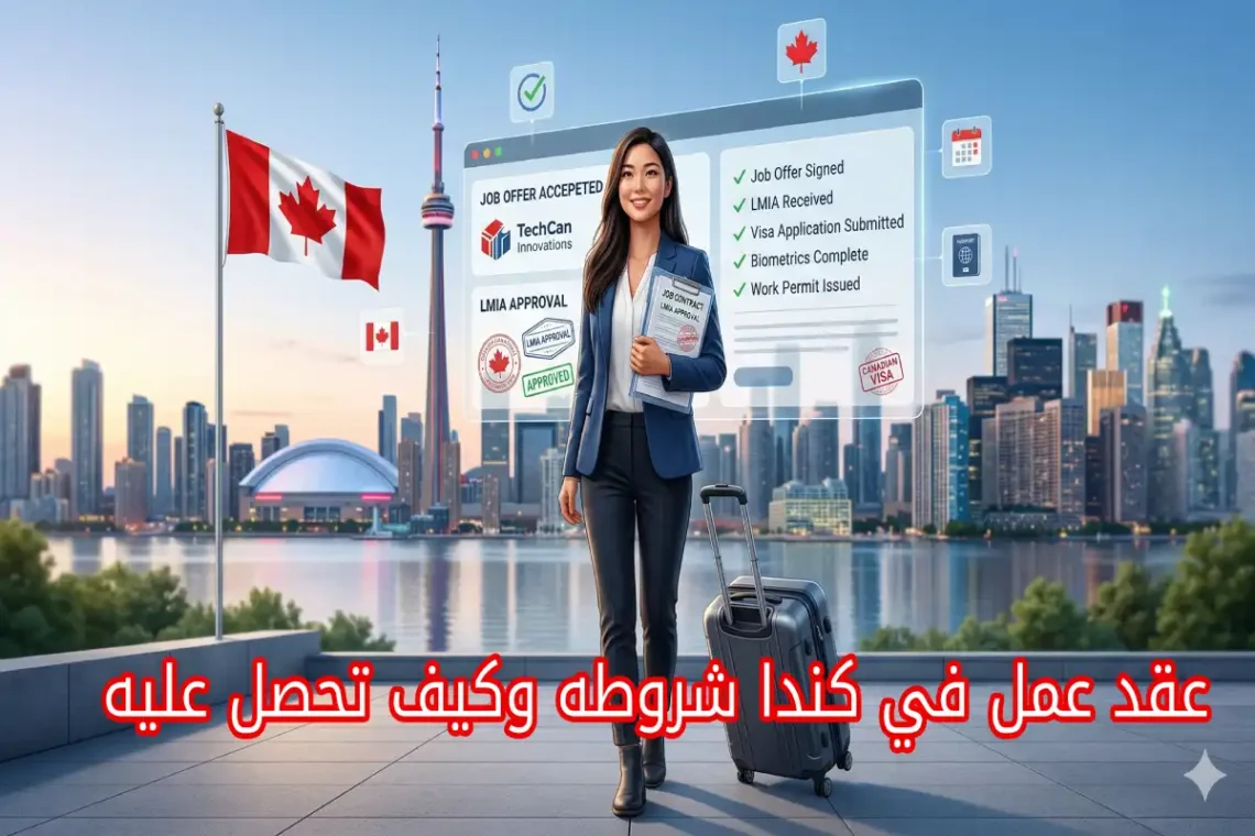 عقد عمل في كندا شروطه وكيف تحصل عليه
