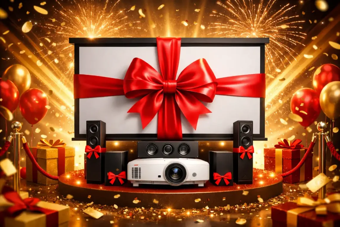 كيف تزيد فرصك في الفوز بشاشة سينمائية لمنزلك